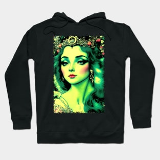 Berry Crown Princess Psychedelic Nouveau Art Hoodie